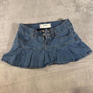 Hollister Denim Mini Skirt | Blue | W24